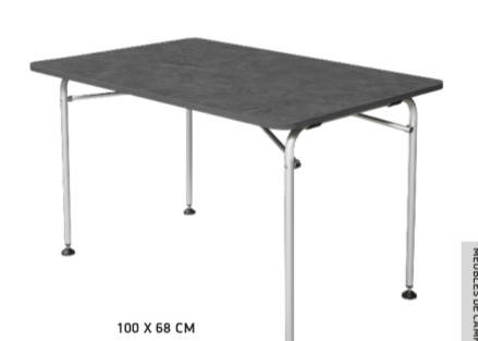 Table de camping Isabella ultra-légère 68 x 100 cm