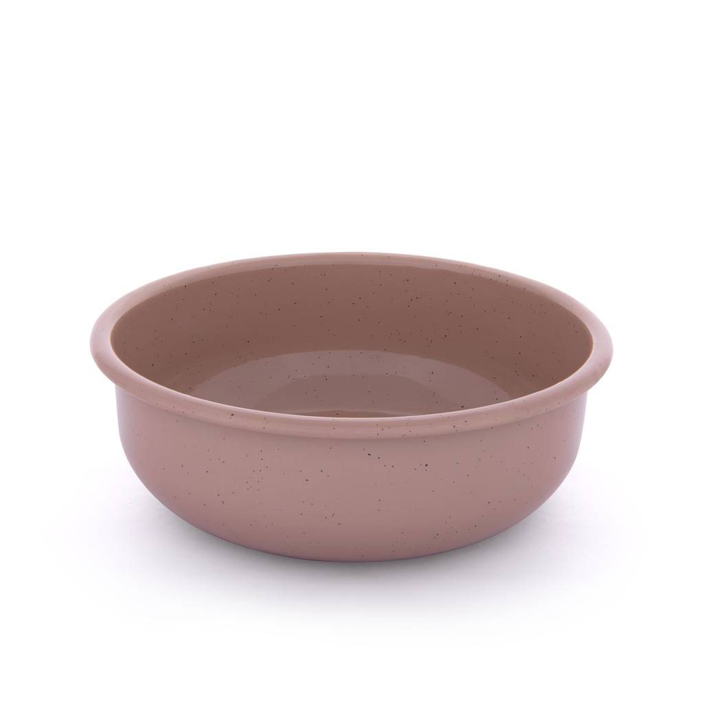 [CKW-1085] Schüssel Rolled Enamelware, dusty rose, Barebones