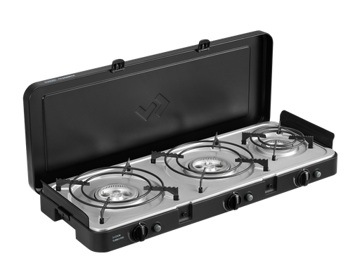 [303FC-20-EF] Campingkocher 3-flammig, 3 Cook Turbo Deluxe FFD 30mbar, Cadac